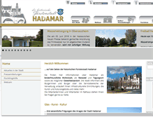 Tablet Screenshot of hadamar.de